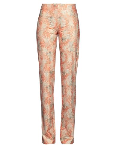 Fisico Woman Pants Orange Size L Polyamide, Polyester, Elastane