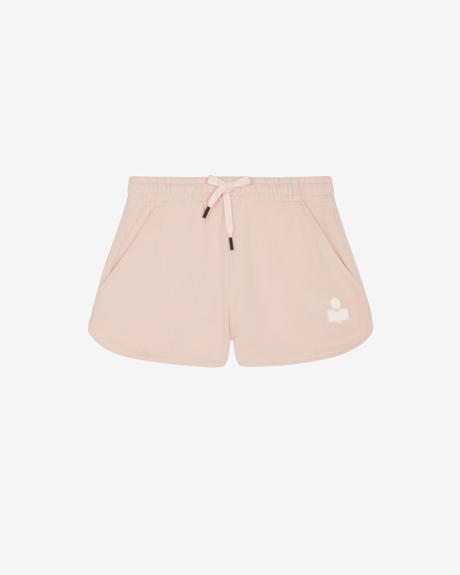 Shop Marant Etoile Mifa Logo Shorts In Pink