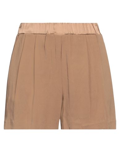 Pinko Woman Shorts & Bermuda Shorts Brown Size 6 Viscose, Elastane