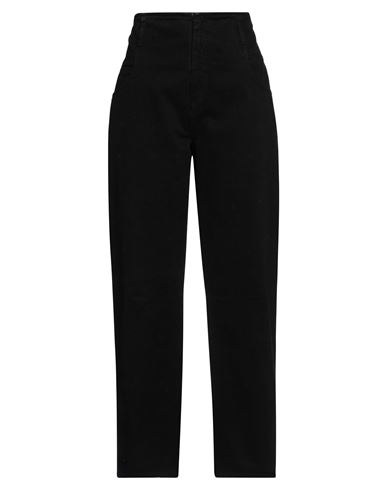 Brand Unique Woman Pants Black Size 2 Cotton