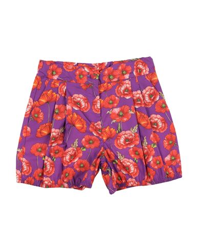 Dolce & Gabbana Babies'  Toddler Girl Shorts & Bermuda Shorts Mauve Size 7 Cotton In Blue