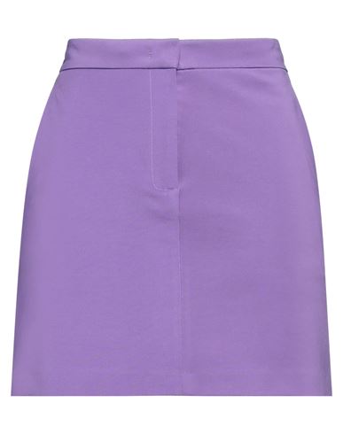 Shop Pinko Woman Mini Skirt Purple Size 2 Viscose, Polyamide, Elastane