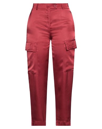 Brand Unique Woman Pants Brick Red Size 1 Viscose