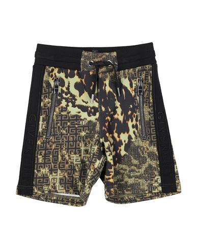 Shop Givenchy Toddler Boy Shorts & Bermuda Shorts Military Green Size 5 Cotton, Elastane, Polyester, Poly
