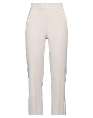 Shop Patrizia Pepe Woman Pants Light Grey Size 4 Polyester, Viscose, Elastane