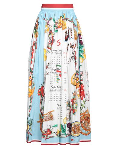 Dolce & Gabbana Woman Maxi Skirt White Size 12 Cotton