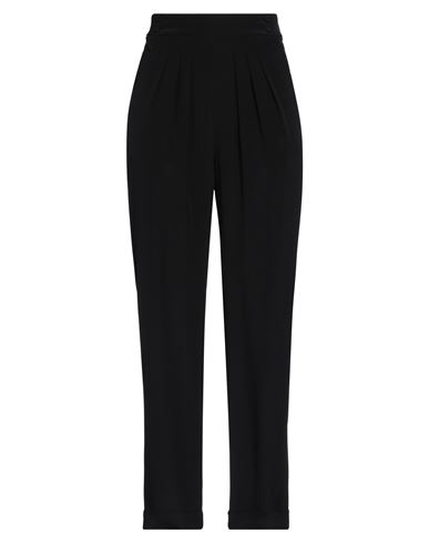 Shop Giorgio Armani Woman Pants Black Size 10 Silk