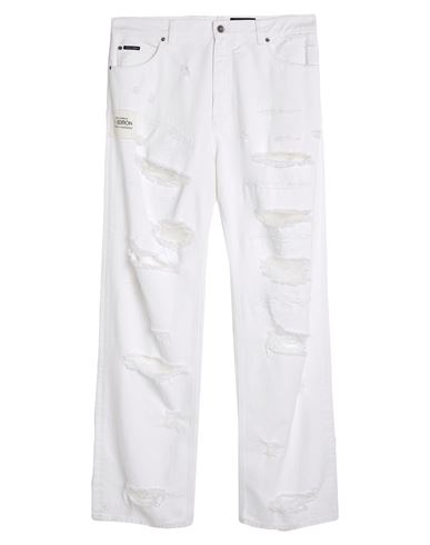Dolce & Gabbana Man Jeans White Size 40 Cotton
