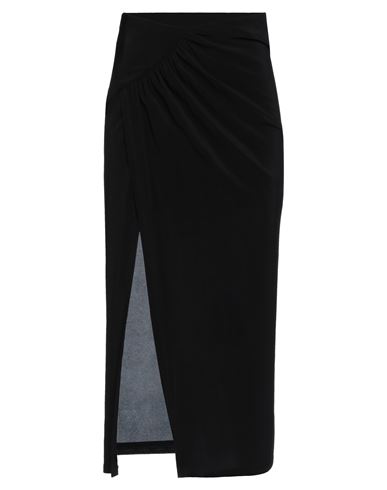 Pinko Woman Midi Skirt Black Size M Viscose, Elastane In Black