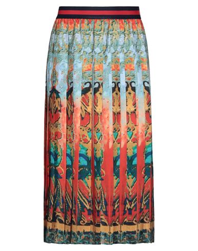 Shop Stella Jean Woman Midi Skirt Camel Size 6 Polyamide In Beige