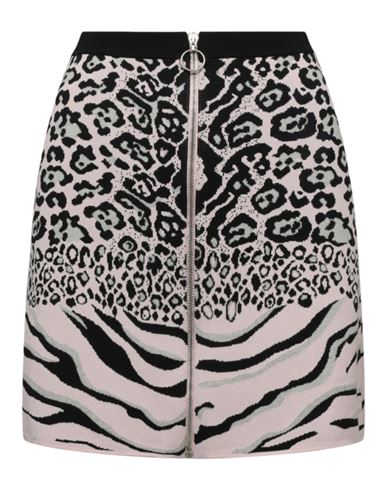 Stella Mccartney Animal Print Mini Skirt Woman Mini Skirt Multicolored Size 2-4 Viscose, Wool, Nylon In Fantasy