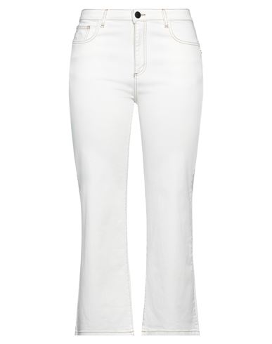 Ballantyne Woman Jeans White Size 32 Cotton, Elastane In White
