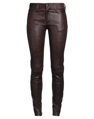 Zadig & Voltaire Woman Pants Cocoa Size 8 Shearling In Brown