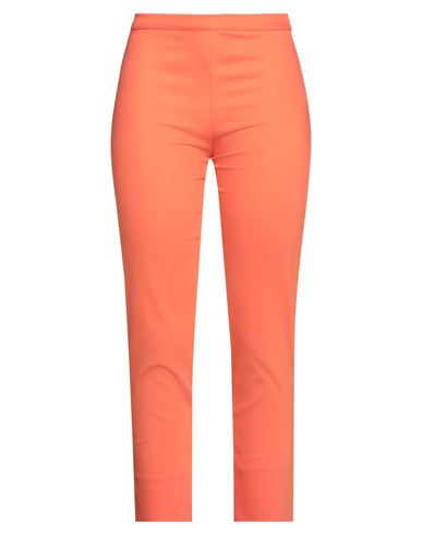 Diana Gallesi Woman Pants Orange Size 8 Cotton, Polyamide, Elastane