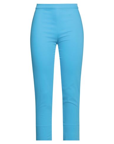 Diana Gallesi Woman Pants Light Blue Size 14 Cotton, Polyamide, Elastane