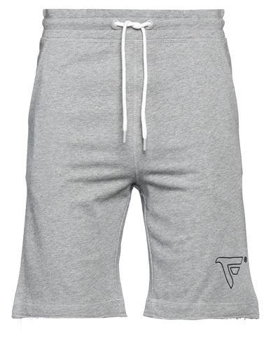 Shop Fred Mello Man Shorts & Bermuda Shorts Grey Size Xl Cotton