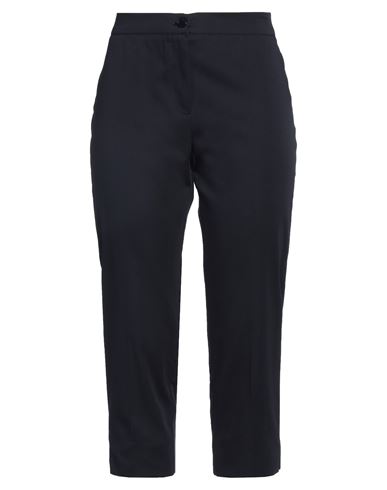 DIANA GALLESI DIANA GALLESI WOMAN PANTS MIDNIGHT BLUE SIZE 8 COTTON, POLYESTER, ELASTANE 