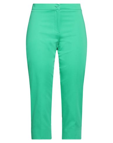 Shop Diana Gallesi Woman Pants Green Size 6 Cotton, Polyester, Elastane