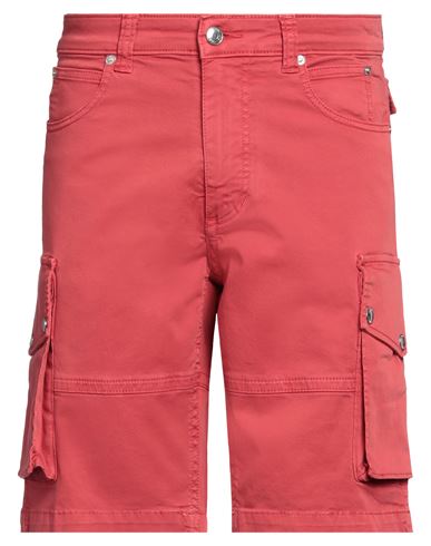 Zadig & Voltaire Man Shorts & Bermuda Shorts Red Size 32 Cotton, Elastane