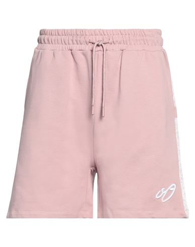 Shop Numero 00 Man Shorts & Bermuda Shorts Pastel Pink Size Xl Cotton