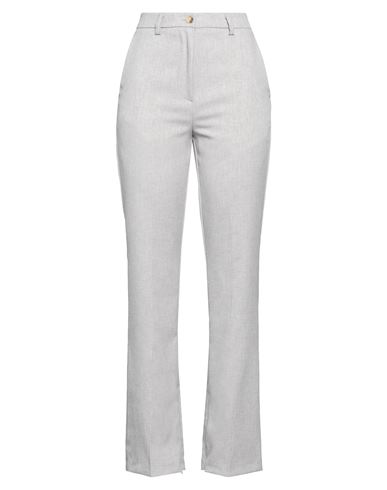Vicolo Woman Pants Light Grey Size Xs Polyester