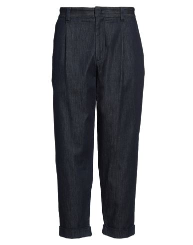 Shop Giorgio Armani Man Jeans Blue Size 38 Cotton, Elastane