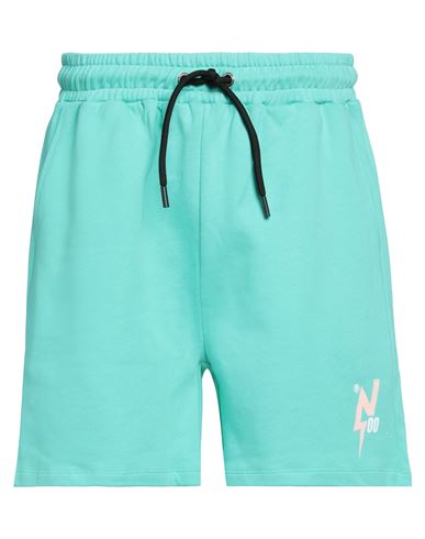 Shop Numero 00 Man Shorts & Bermuda Shorts Light Green Size L Cotton