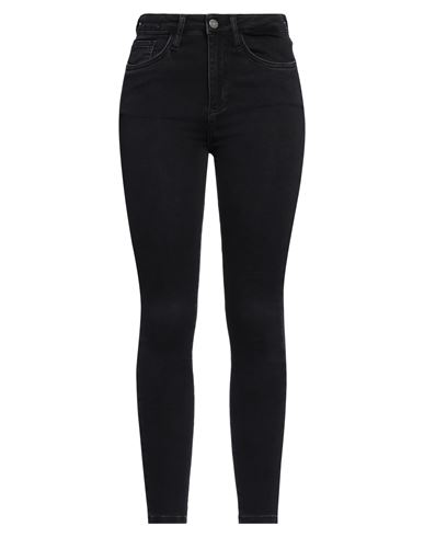 Fred Mello Woman Jeans Black Size 30 Cotton, Elastane