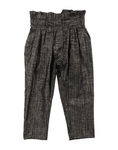 Shop Balmain Toddler Girl Pants Black Size 6 Wool, Viscose, Polyamide, Metallic Fiber