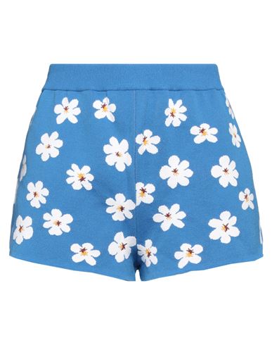 Marni Woman Shorts & Bermuda Shorts Blue Size 10 Polyamide, Viscose, Polyester