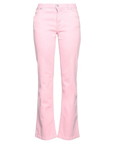 Shop Marni Woman Jeans Pink Size 10 Cotton, Elastane