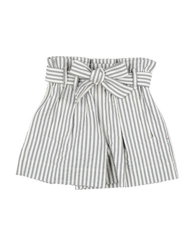 Shop Brunello Cucinelli Toddler Boy Shorts & Bermuda Shorts Grey Size 4 Cotton, Elastane