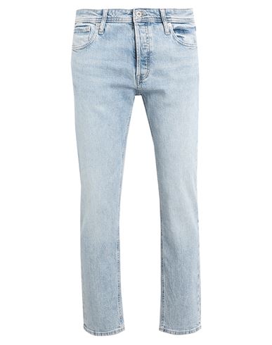 Shop Jack & Jones Man Jeans Blue Size 33w-32l Organic Cotton, Recycled Cotton, Elastane