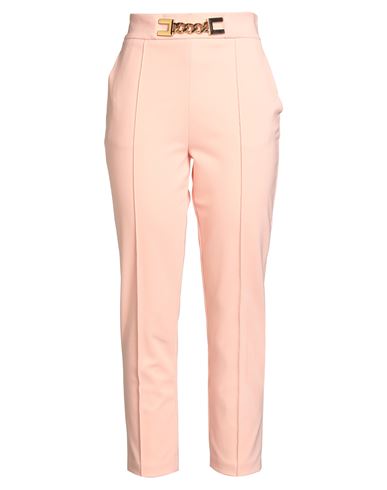 Elisabetta Franchi Woman Pants Salmon Pink Size 8 Polyester, Elastane In Gold