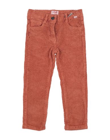 Shop Il Gufo Toddler Girl Pants Rust Size 5 Cotton, Elastane In Red
