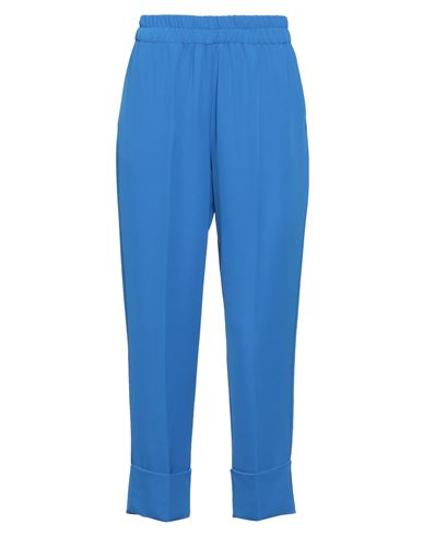 Shop Kate By Laltramoda Woman Pants Bright Blue Size 4 Polyester, Elastane