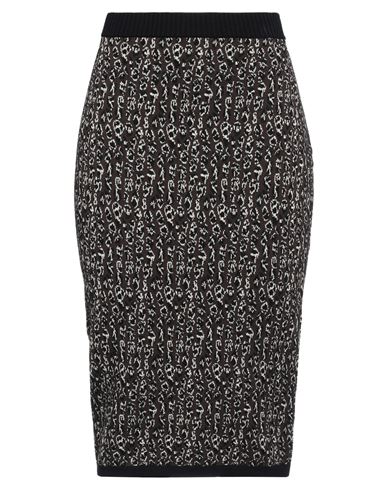 Midi-Rock Damen Dunkelbraun L Damen