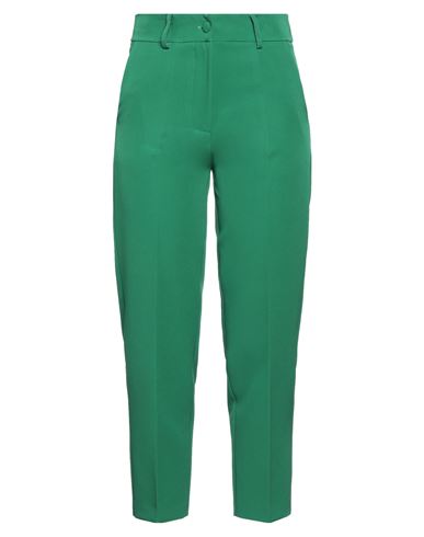 Shop Haveone Woman Pants Green Size M Polyester, Elastane