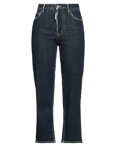 Dsquared2 Woman Jeans Blue Size 8 Cotton, Elastane In Blue