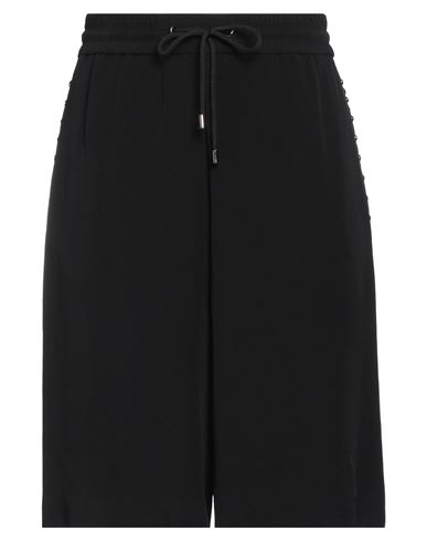 Shop Iceberg Woman Shorts & Bermuda Shorts Black Size 4 Acetate, Viscose