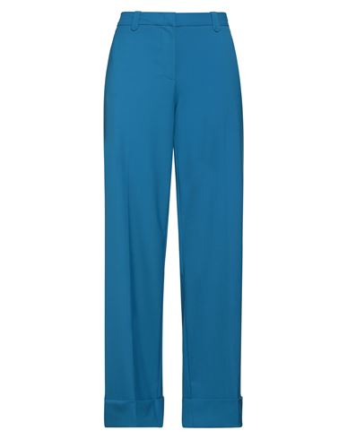 Shop Pinko Woman Pants Azure Size 10 Polyester, Wool, Elastane In Blue