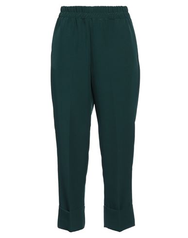Shop Kate By Laltramoda Woman Pants Dark Green Size 8 Polyester, Elastane