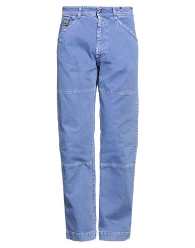 Shop Versace Jeans Couture Man Jeans Light Blue Size 34 Cotton