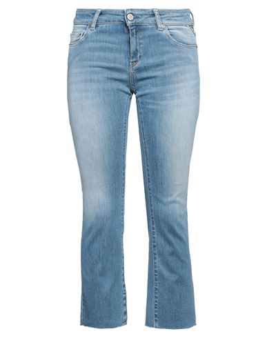 Shop Replay Woman Jeans Blue Size 27 Cotton, Modal, Polyester, Elastane