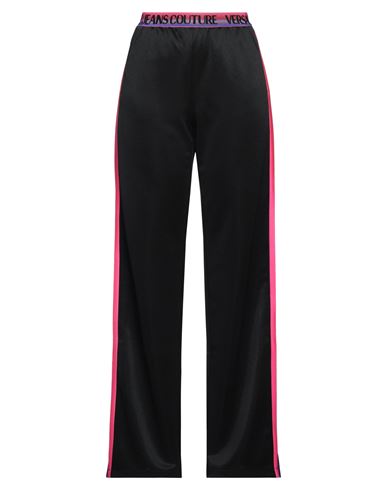 Versace Jeans Couture Woman Pants Black Size M Polyester, Polyamide In Black