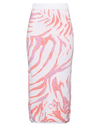 Shop Just Cavalli Woman Maxi Skirt Pink Size S Viscose, Polyamide