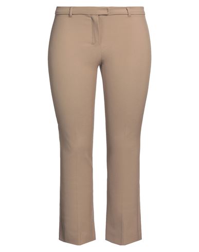 Shop 's Max Mara Woman Pants Camel Size 12 Cotton, Polyamide, Elastane In Beige