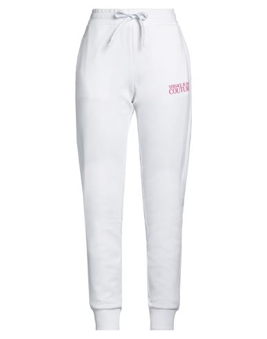Versace Jeans Couture Woman Pants White Size L Cotton, Elastane In White