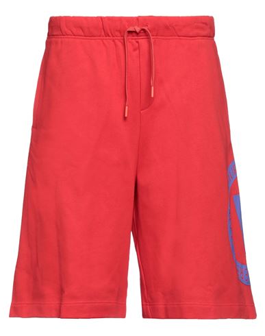 Shop Versace Jeans Couture Man Shorts & Bermuda Shorts Red Size 3xl Cotton