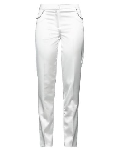 Shop Gaelle Paris Gaëlle Paris Woman Pants White Size 8 Polyester, Elastane